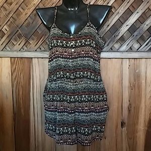 Multicolor print Romper